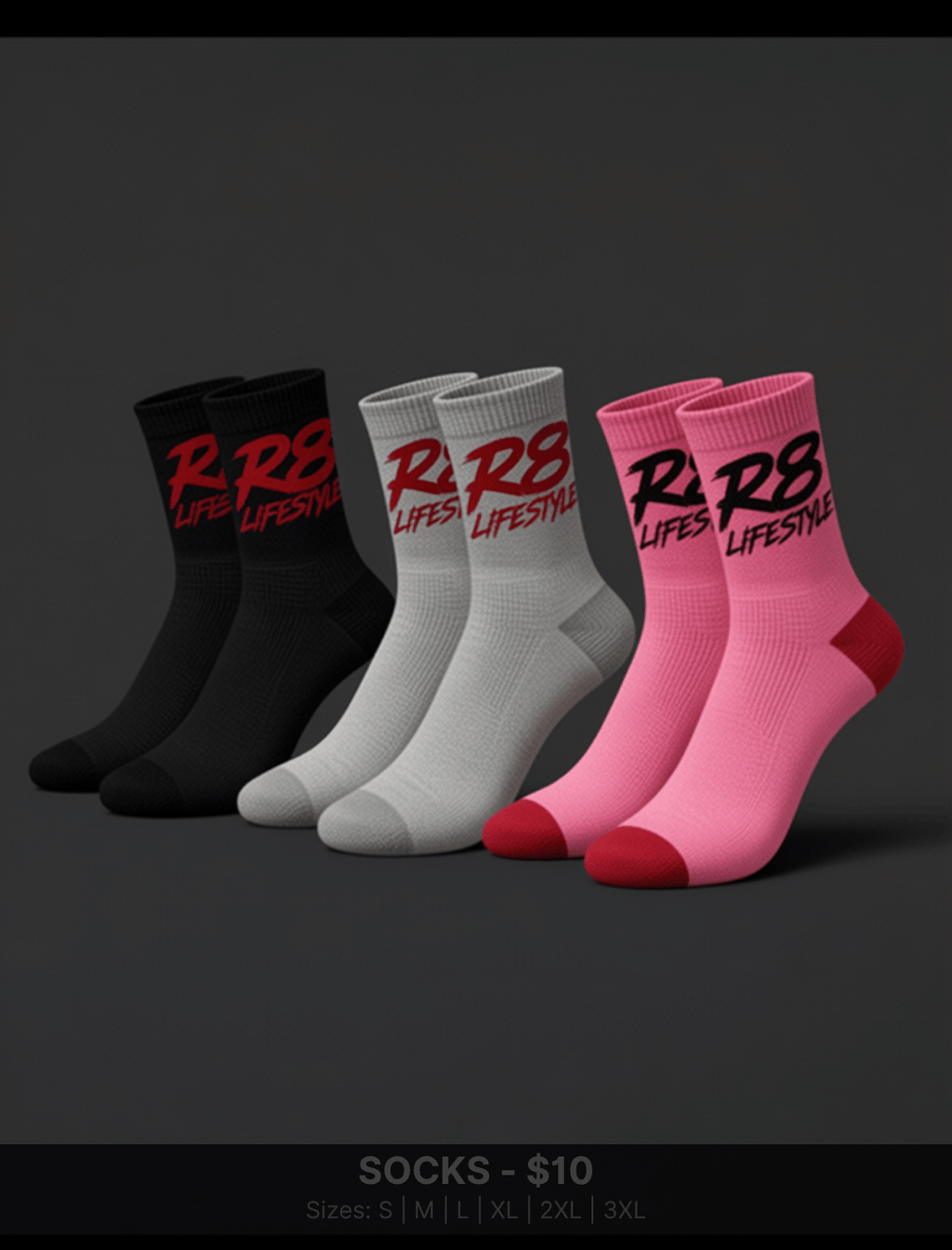 R8 Lifestyle Socks